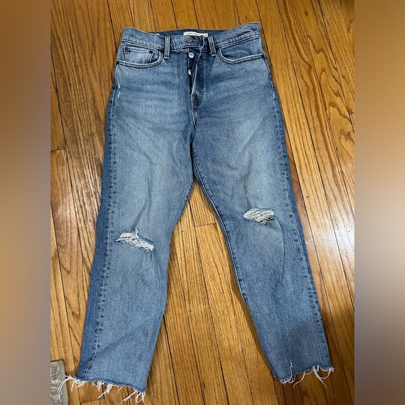 Levi's Denim - Two tone Levi’s Wedgie Straight jeans size 28